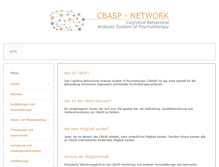 Tablet Screenshot of cbasp-network.de