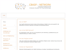 Tablet Screenshot of cbasp-network.org